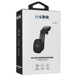 S-link SL-AT42 Universal Ayarlanabilir Siyah Torpido Üstü Jel Pad Mıknatıslı telefon tutucu
