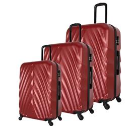 Wexta WX-400 3LÜ Set Kırmızı Valiz
