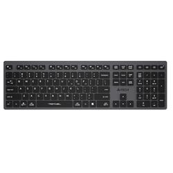 A4 Tech Fstyler FBX50C Gri Bluetooth+2.4G Nano Fn Şarjlı Multimedya Klavye