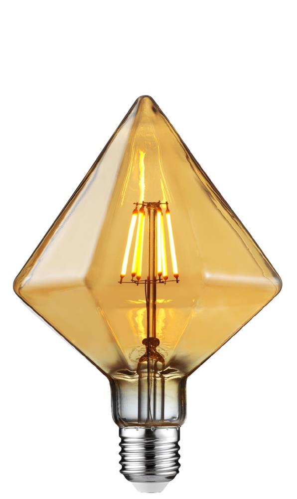 Horoz Pyramıd-6 Rustıc Led Ampul 6W 2200K Flament
