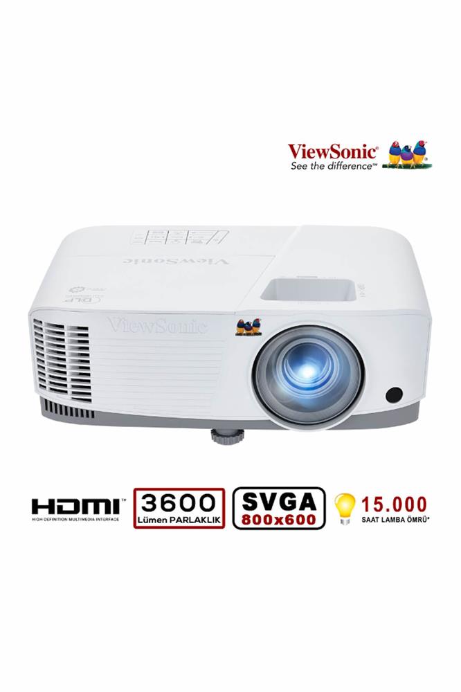 Viewsonic PA700X DLP XGA(1024x768) 4500AL 2xHDMI 1xVGA 12.500:1 Hoparlör Projeksiyon