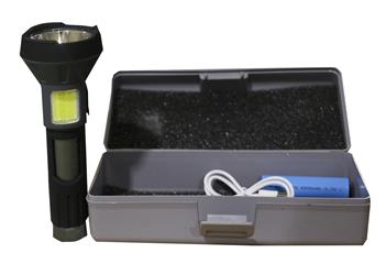 Polıce PS-356 Enerji Göstergeli, Yan Aydınlatma ve Powerbank Özellikli Şarjlı El Feneri