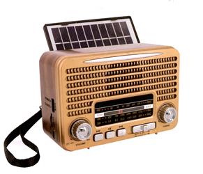 Everton Rt-642 (Solar Güneş Panelli) -Usb-Tf-Am-Fm-Sw-Blue-Connect-Tws-Usb Şarj Nostaljik Radyo