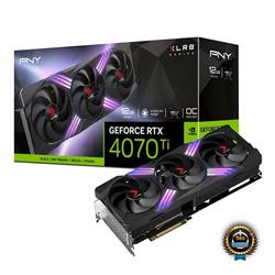 Pny RTX4070Ti XLR8 Gaming VERTO 12GB GDDR6X 192Bit VCG4070T12TFXXPB1 DX12 Gaming Ekran Kartı