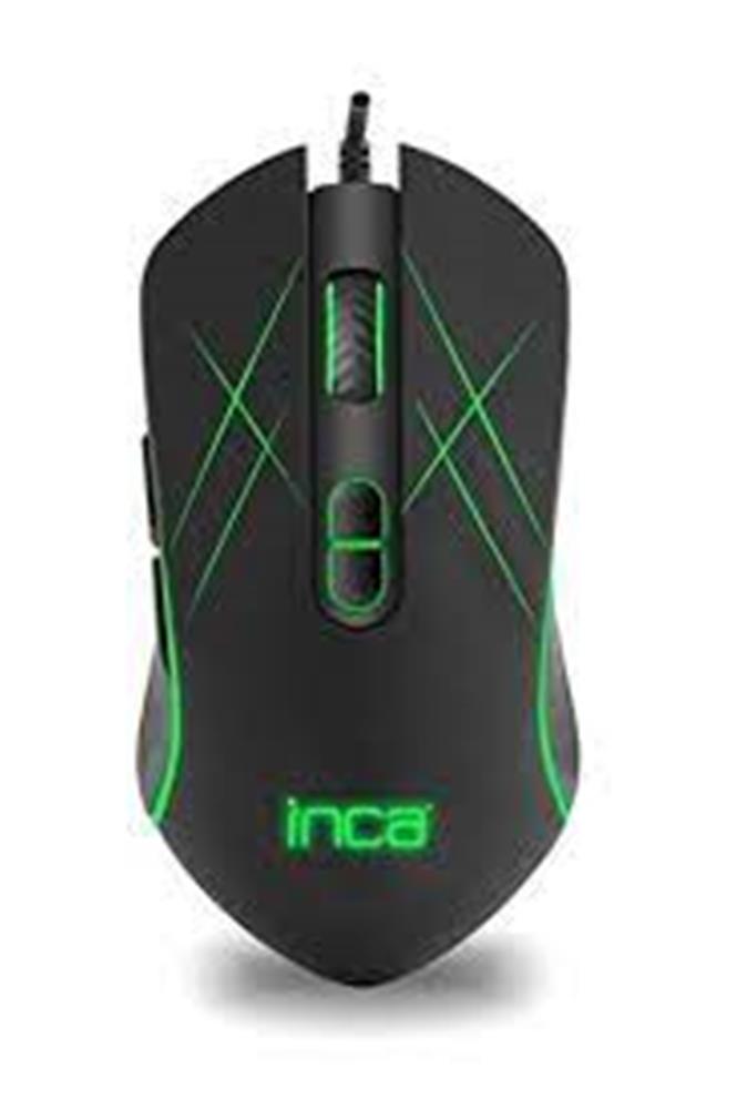 Inca CHASCA Img-039t 3200Dpı Örgülü 6 Led RGB SOFTWEAR- SİLENT Gaming Mouse (1,65Mt Örgülü Kablo)