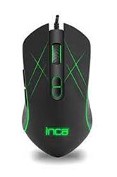 Inca CHASCA Img-039t 3200Dpı Örgülü 6 Led RGB SOFTWEAR- SİLENT Gaming Mouse (1,65Mt Örgülü Kablo)