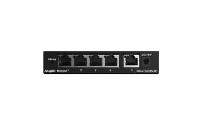 Ruijie-Reyee RG-ES205GC 4Port 10-100-1000 Mbps+1 Port 10-100-1000 Mbps Gb Yönetilebilir 54W