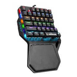 Rampage KB-R77 PALM USB Rainbow Backlight Blue Switch Mekanik 36 Tuşlu Mini Gaming Oy Klavyesi