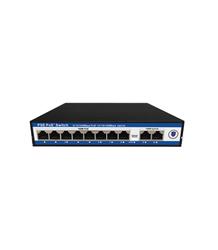 Nova NVC-PSE0820 8 Port Poe+ 10-100 Mbps 2 Port 10-100 Mbps Uplink Switch 120W