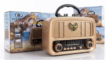 Everton Rt-554 Bluetooth Fm-Usb-Tf-Aux Şarjlı Nostaljik Radyo