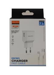 Megatech- EC01 2.1A Ev Şarj+ Micro Kablo Hızlı Şarj