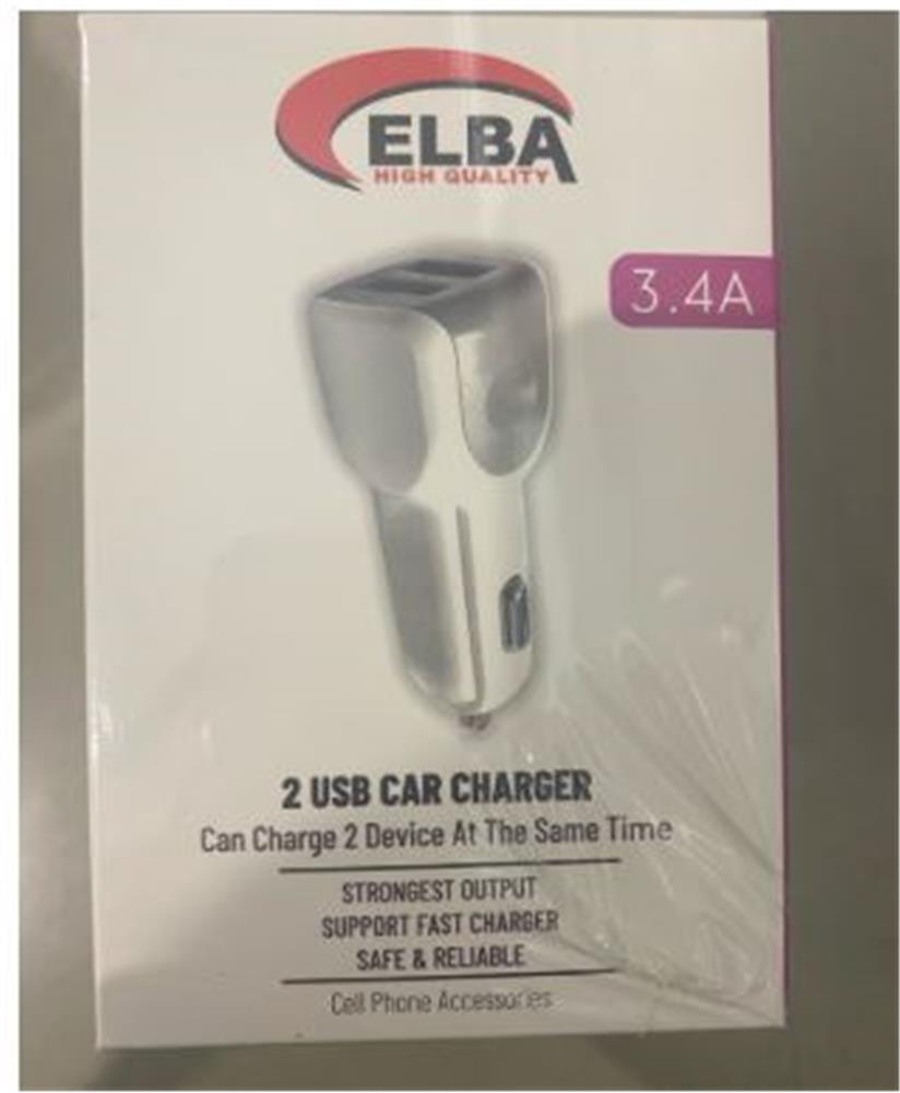 Elba ELB28-AR3P ELBA 3.4A 2USB ARAÇ BAŞLIK