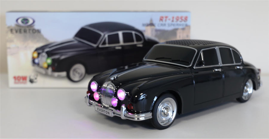 EVERTON RT-1958 Siyah Arabalı Bluetooth Fm-Usb-Tf-Aux Şarjlı Nostaljik Radyo