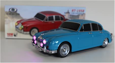EVERTON RT-1958 Zümrüt Yeşil (Emerald) Arabalı Bluetooth Fm-Usb-Tf-Aux Şarjlı Nostaljik Radyo