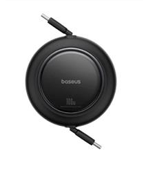 Baseus P10364501211-00 Free2Pull Makaralı Şarj Kablosu USB-C-Lightning 20W 1m. - Beyaz