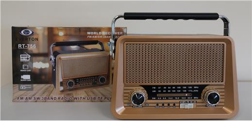 Everton Rt-756 Bluetooth Fm-Usb-Tf-Aux Şarjlı Nostaljik Radyo