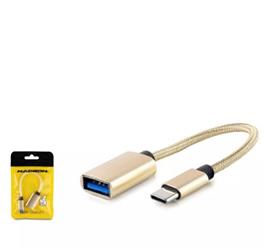 Hadron Hdx1001 Type-C To Usb F Kablo Gold