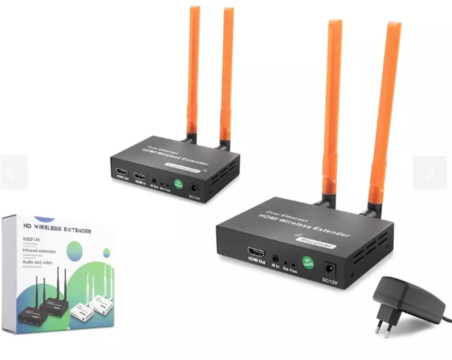 Hadron HDX1384 300mt Hdmi Wireless Kvm Extender Loop-Out Kablosuz 1080P (Audio and Video)