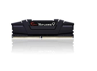 GSkill 8GB RipjawsV Siyah DDR4 3200Mhz CL16 1.35V Tek Modül Ram F4-3200C16S-8GVKB Soğutuculu Pc Ram