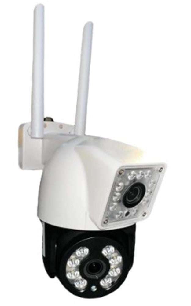 OKam O-Kam 3011 Çift Kameralı Full HD 4 MP Gece Görüşlü IP Wi-Fi PTZ Güvenlik Kamerası