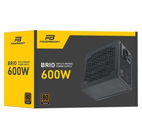 PowerBoost BST-ATX600E 600W APFC 12cm Fanlı ATX PSU (Retail Box) Güç Kaynağı