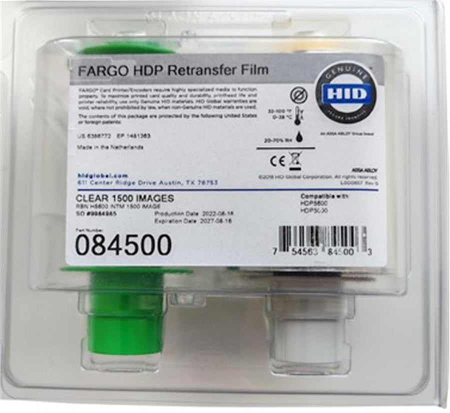 Fargo 084500 Transfer Film Ribbon HDP5000 1500 baskı