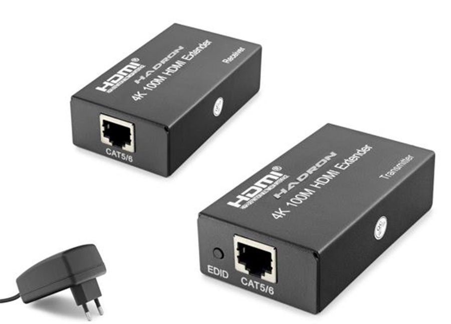 Hadron Hdx1367 100M Hdmi Extender 4K DC 5V adaptör Siyah