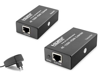Hadron Hdx1367 100M Hdmi Extender 4K DC 5V adaptör Siyah