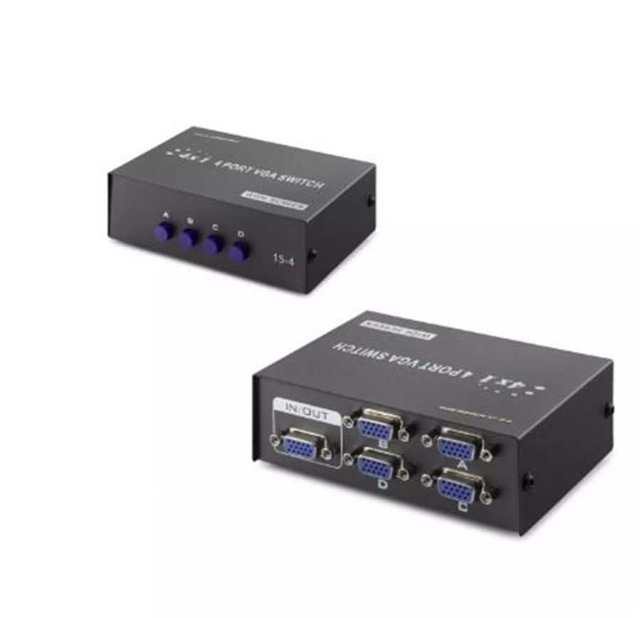Hadron Hdx1329 4 Port Vga Switch 54Mhz 4Giriş 1Çıkış