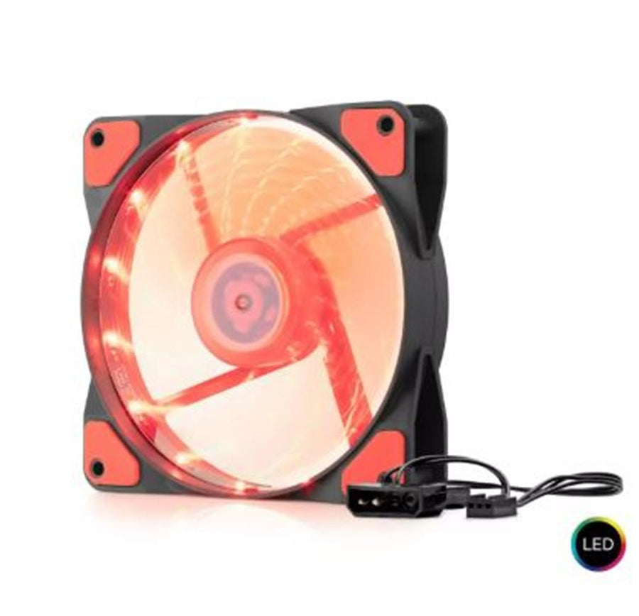 Hadron Hdx1520 12cm Kasa Fanı Performans 4Pin Led Siyah