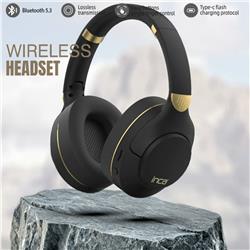Inca IBK-503S Siyah 5.3 Bluetooth Wireless Kulaklık Micro Sd Kulaklık 400mah Type-c To USB