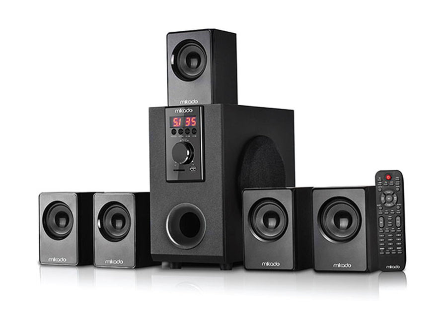 Mikado MD-505 5+1 Usb+SD+FM Destekli Bluetooth Speaker Kumandalı