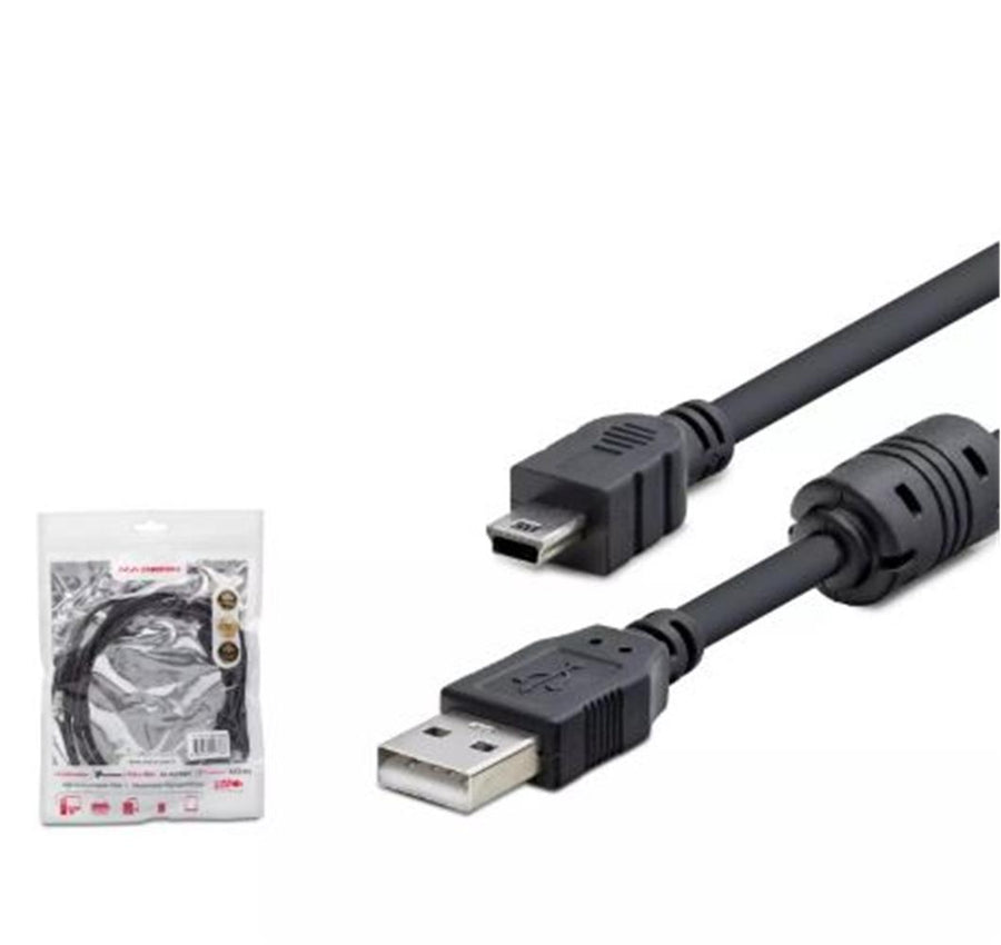 Hadron Hdx7538 1.5M Usb Mini V3-5Pin To Usb Kablo Siyah