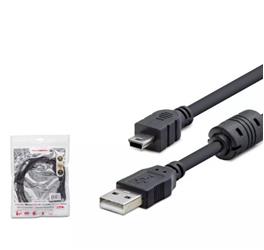 Hadron Hdx7538 1.5M Usb Mini V3-5Pin To Usb Kablo Siyah