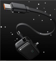 MCDODO MC-7800 5000mAh 22.5W Dahili Kablo ve Lightning Konnektörlü Mini Powerbank
