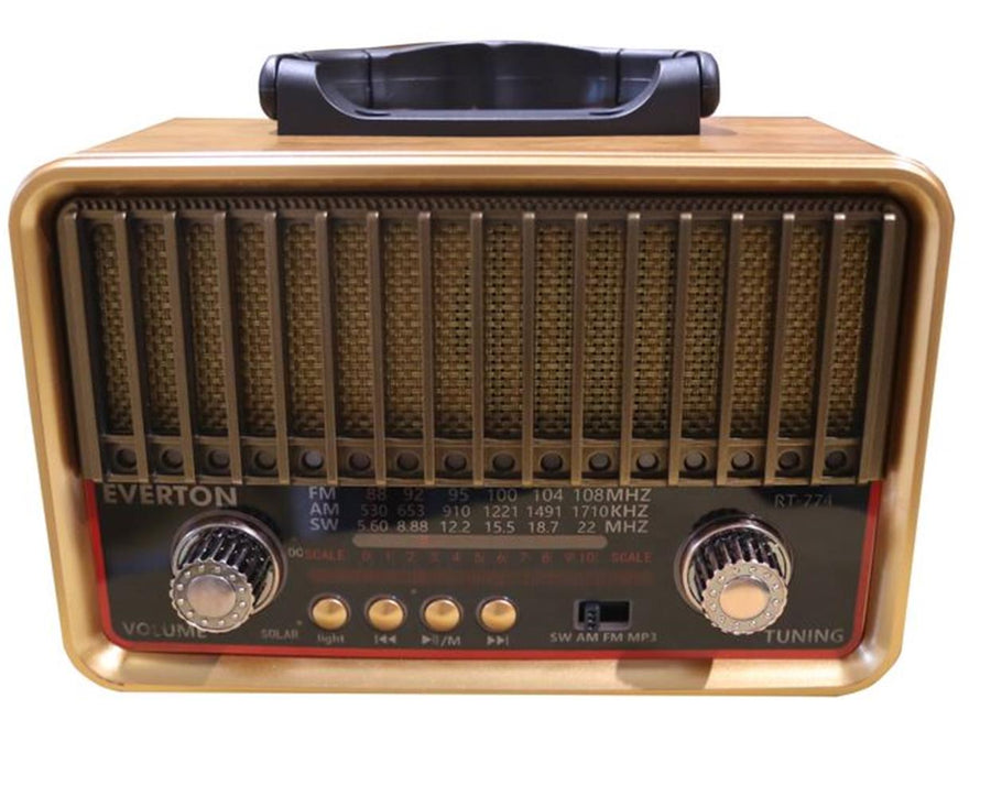 Everton RT-774 Bluetooth-USB-SD-FM Şarjlı Nostaljik Radyo