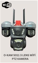 OKam O-Kam 5011 3 Lens Wifi PTZ Kamera