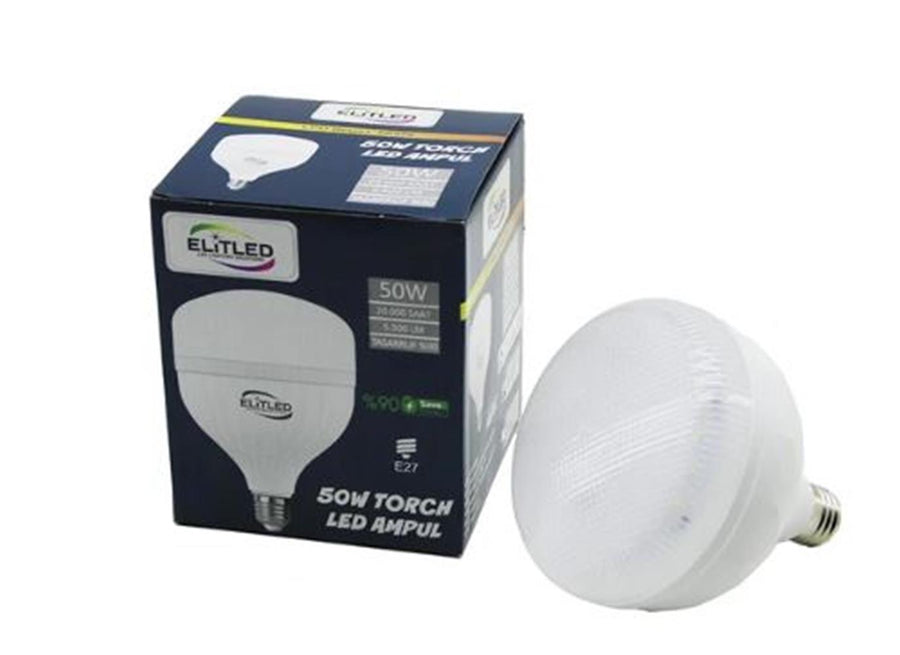 ELİTLED 50W BEYAZ TORCH AMPUL