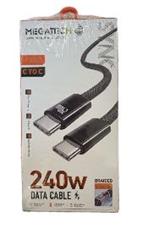 Megatech MT-240T Hasır Type-C To Type-c Data Kablosu