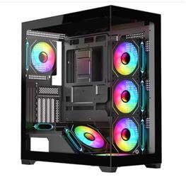 Frisby FC-9565G GDOMINATOR 650w 80+ Gaming Kasa 7x ARGB Fan