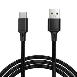 Vcom CU252 Type-C to USB 3m 15W (5V-3A) Örgülü Şarj Kablosu
