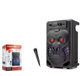 NODAR ND2820 Bluetooth Hoparlör FM Radyo 8 İnç USB TF AUX Mikrofonlu RGB - Siyah