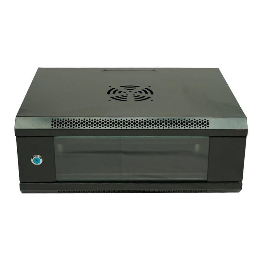 Racksan ML-6404S 4U Duvar Tipi Kabinet (200-530-400) Raf+Fan+Priz