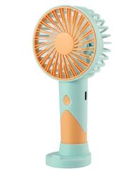 Feny FN-F20 Mavi-Turuncu Minifan Kademeli Ultra Sessiz Şarjlı Taşınabilir 500Mah Mini El Fanı