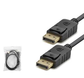 HADRON HDX7860 DisplayPort Görüntü Kablosu 8K 60 Hz 1.8 m Siyah
