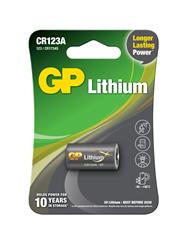 GP CR123A 3V Lityum Tekli Paket Pil (GPCR123A-U1) Fotoğraf Makinesi Pili