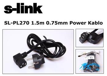 S-link SL-PL270 1.5mt 0.75mm L Power Elektrik Kablosu