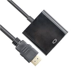Vcom CG591-B-0.15 Siyah Hdmi Erkek To Vga Dişi Dönüştürücü