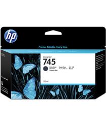 HP 745 Matte Black Mat Siyah 130ML Plotter Kartuşu F9J99A