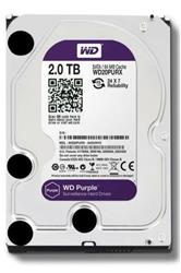 Wd 2Tb Purple 3.5" 5400 Rpm Sata 3 Wd23purz Güvenlik Hdd 7-24 Harddisk